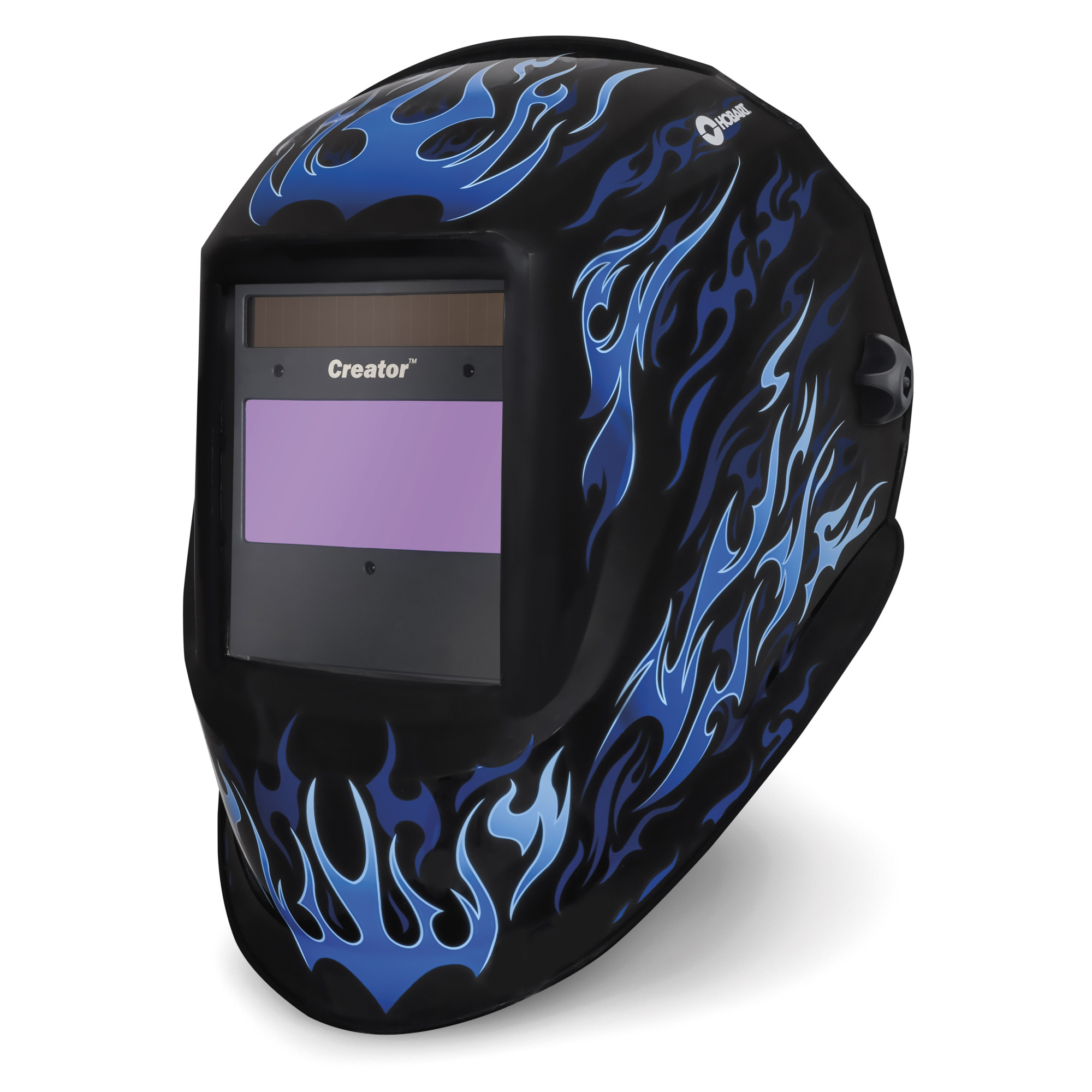 Hobart Creator Series "Fire & Ice" Auto-Darkening Welding Helmet, 1/25,000-Sec. Switch Time, Model# 771016